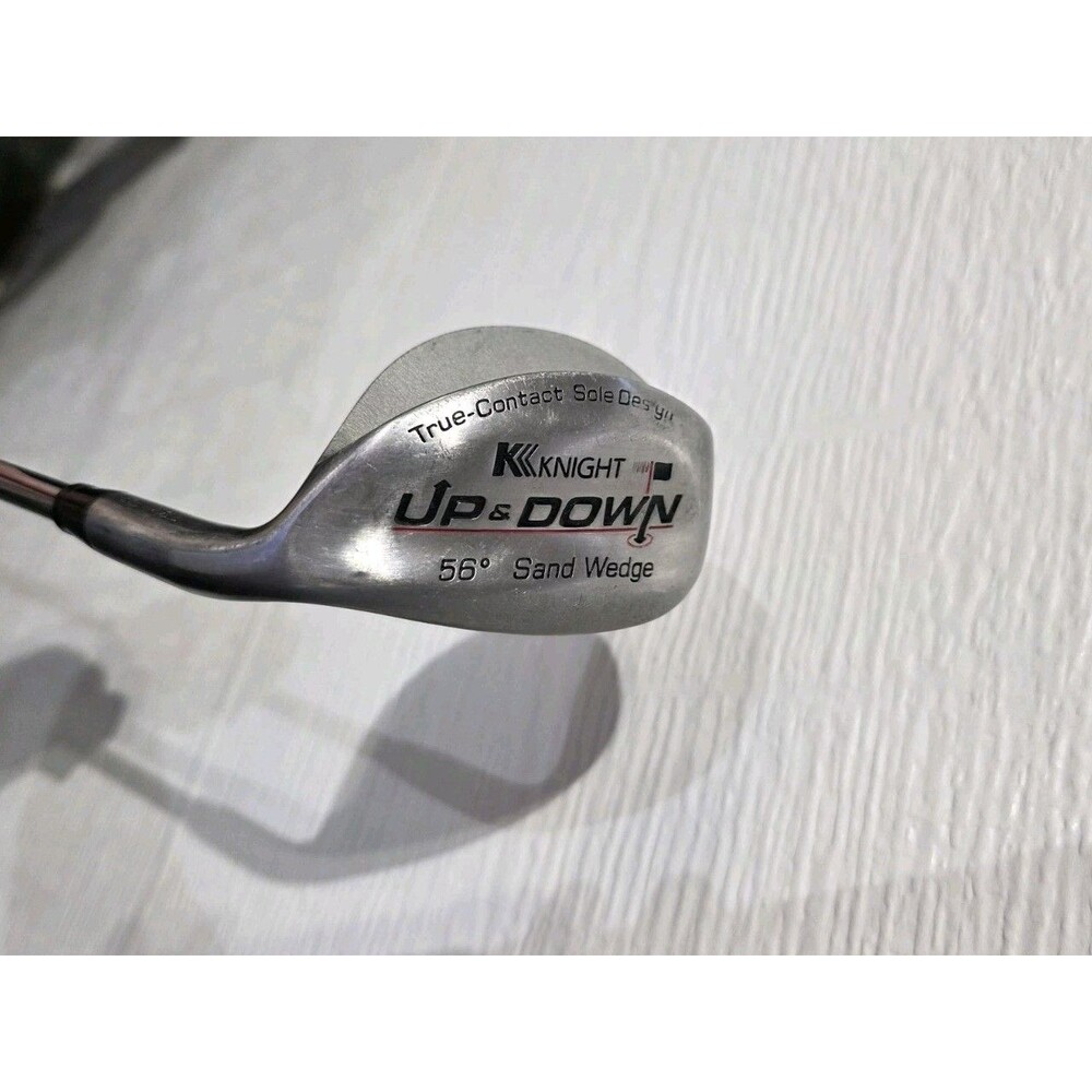 Knight Up and Down 56° Sand Wedge True-Contact Sole Des. Stiff Flex Steel Shaft - Picture 15 of 16